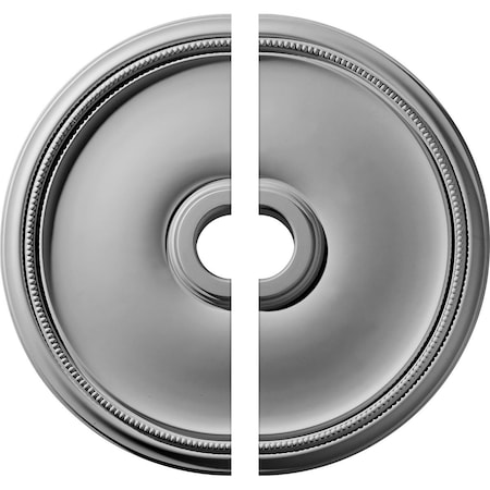 Ekena Millwork Theia Ceiling Medallion, Two Piece (Fits Canopies up to 6 3/4"), 24"OD x 3 5/8"ID x 1 3/4"P CM24TH2